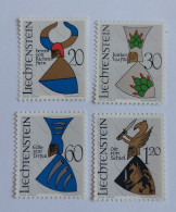 N° 413 à 416       Armes Nobles De Triesen  -  Blasons - Unused Stamps