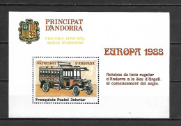 Andorra Episcopal Viguerie 1988 Europa MS MNH - 1988
