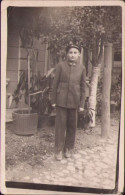 Romanian Schoolboy In School Uniform, Ca 1930s Photo P1113 - Persone Anonimi