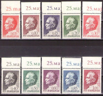 Yugoslavia 1967 - Tito 75th Birthday - Mi 1206-1215 - MNH**VF - Nuevos