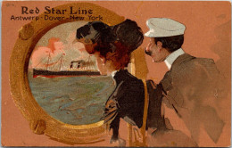 RED STAR LINE : Card G-4 From Serie G : Impressions 2 (brown Backgrounds) Cassiers - Steamers