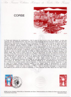 - Document Premier Jour LA CORSE - AJACCIO & BASTIA 9.1.1982 - - Documents Of Postal Services