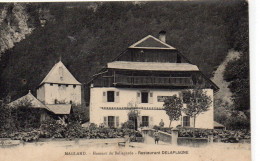 Magland Hameau De Bellegarde Animée Restaurant Delaplagne - Magland