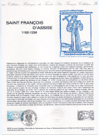 - Document Premier Jour SAINT FRANCOIS D'ASSISE (1182-1226) - PARIS 6.2.1982 - - Cristianismo