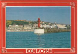 Boulogne Sur Mer-le Phare-la Plage Et Le Centre De La Mer- Nausicaa-cpm - Boulogne Sur Mer