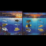 MICRONESIA 2001 - Scott# 445-6 Sheet-Marine Life MNH - Micronesia