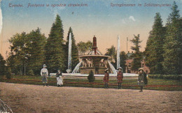 AK Tarnów - Fontanna - Springbrunnen Im Schützengarten - Feldpost Landw. Regt. 100 - 1917 (69352) - Pologne