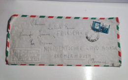 Lettera Via Aerea Da Genova Per La Germania Del 1954 - Posta Aerea