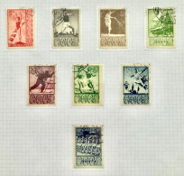 Set 8 Sellos Usados URSS 1938 Deportes En URSS - Used Stamps