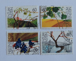 N° 1030 à 1033       La Vigne Au Fil Des 4 Saisons - Used Stamps