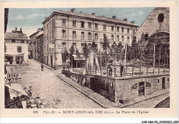 CAR-ABAP6-66-0500 - MONT-LOUIS - La Place De L'église - Autres & Non Classés