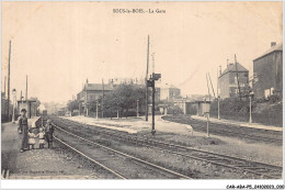 CAR-ABAP5-59-0420 - SOUS-le-BOIS - La Gare - Autres & Non Classés