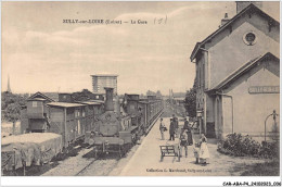 CAR-ABAP4-45-0319 - SULLY-sur-LOIRE - La Gare  - Sully Sur Loire