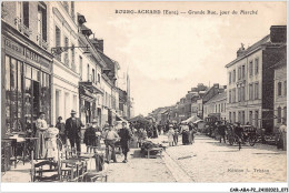 CAR-ABAP2-27-0136 - BOURG-ACHARD - Grande Rue - Jour Du Marché - Bernay