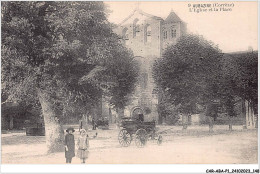 CAR-ABAP1-19-0075 - AUBAZINE - L'église Et La Place - Autres & Non Classés