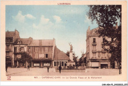 CAR-ABAP1-12-0037 - CAPDENAC-GARE - La Grande Place Et Le Monument - Sonstige & Ohne Zuordnung