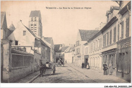 CAR-ABAP10-91-1000 - WISSOUS - La Rue De La Trinité Et L'eglise - Autres & Non Classés