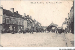 CAR-ABAP10-91-0979 - MILLY - S-et-o - La Place Du Marché - Milly La Foret