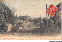 CAR-ABAP10-90-0967 - BELFORT - La Gare - Les Voies Et Passage à Niveau - Belfort - Stadt