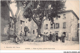 CAR-ABAP9-84-0894 - VAISON - Place Du Vieux Marché Haute-ville - Pli - Vaison La Romaine