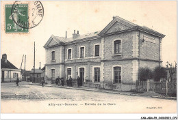 CAR-ABAP9-80-0837 - AILLY-SUR-SOMME - Entrée De La Gare - Andere & Zonder Classificatie