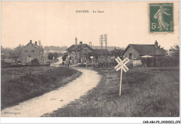 CAR-ABAP9-80-0839 - DAOURS - La Gare - Autres & Non Classés