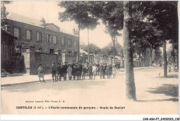 CAR-ABAP7-76-0669 - CANTELEU - L'école Communale De Garçons - Route De Duclair - Canteleu