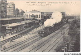 CAR-ABAP7-75-0634 - PARIS - Batignolles - Le Chemin De Fer De L'ouest - Paris La Nuit