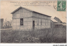 CAR-ABAP7-75-0626 - Constructions Démontables - CASTEL - Brevetées S-G-D-G - Boulevard St-martin - Paris - Autres & Non Classés