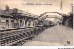 CAR-ABAP11-92-1092 - PUTEAUX - La Gare Et La Passerelle - Puteaux