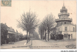 CAR-ABAP11-92-1044 - CHATILLON - La Route De Versailles Et La Tour Biret - Châtillon