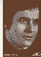 Artiste - Mario LATTRE  Carte Signée - Kabarett