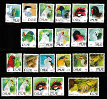 Palau 1991/ 1992 Birds Vögel Complete Set Postfrisch MNH** - Palau