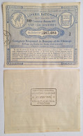 BILLET DE LOTERIE - FRANCE - COMPTOIR REGIONAL DE BANQUE ET DE CHANGE - TOULOUSE - 1935 - PIECE DE 10 FR - TAMPON - Biglietti Della Lotteria