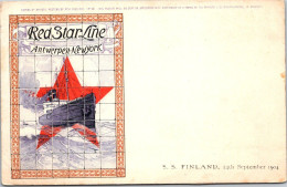 RED STAR LINE : Card C-6s From Serie C : Poster Designs, By H. Cassiers - Steamers