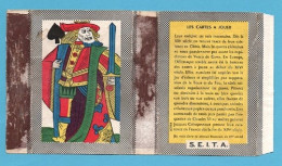 ÉTIQUETTE DE BOITE D'ALLUMETTES-CARTE PORTRAIT ROUENNAIS 1955 - ROI DE PIQUE - Cajas De Cerillas - Etiquetas