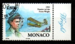 MONACO   -   2003 .  Y&T N° 2399 Oblitéré.  Avion Des Frères Wright - Used Stamps