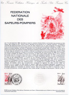 - Document Premier Jour LA FÉDÉRATION NATIONALE DES SAPEURS-POMPIERS - REIMS 18.9.1982 - - Pompieri