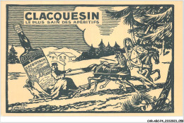 CAR-ABCP4-0329 - PUBLICITE - CLACQUESIN - LE PLUS SAIN DES APERITIFS - Advertising