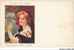 CAR-ABCP4-0327 - PUBLICITE - COLLECTION JOB - CALENDRIER 1910 - P-GERVAIS - Publicité