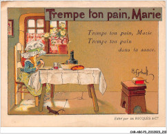 CAR-ABCP3-0289 - PUBLICITE - TREMPE TON PAIN - MARIE - Werbepostkarten
