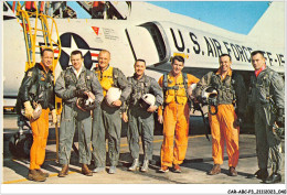 CAR-ABCP3-0204 - AVIATION - JOHN F-KENNEDY SPACE CENTER - N-A-S-A - THE ORIGINAL 7 ASTRONAUTS SELECTED BY NASA - Aviatori