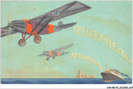 CAR-ABCP3-0191 - AVIATION - FELICES FIESTAS AEROPOSTAL - Other & Unclassified