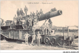 CAR-ABCP2-0135 - MILITAIRE - CAMP DE MAILLY - OBUSIER DE 400 Mm - Kasernen