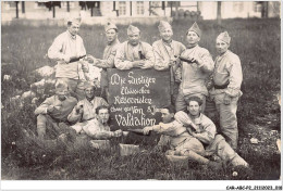 CAR-ABCP2-0109 - MILITAIRE - DIE SUSTIGEN ELSÄSSICHEN RESERVISTEN - CLASSE 1926 VON 8 JUIN VALDAHON - CARTE PHOTO - Personaggi