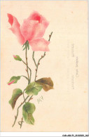 CAR-ABCP1-0082 - FANTAISIE - UNE FLEUR ROSE - MV - Sonstige & Ohne Zuordnung