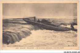 CAR-ABCP10-0995 - MISSION - AUX GLACES POLAIRES - SUR LA RIVIERE ATHABASKA - SAUT D'UN RAPIDE  - Missioni