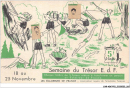 CAR-ABCP10-0983 - SCOUTISME - SEMAINE DU TRESOR E D F - LES ECLAIREURS DE FRANCE  - Movimiento Scout