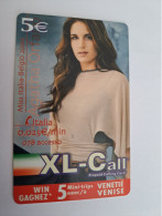 BELGIUM PHONE  XL-CALL  € 5,00  - /  CARDS   MISS ITALIA/BELGIE / USED  CARD  ** 16626 ** - Sans Puce