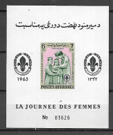 Afghanistan 1964 Scouting - Women's Day IMPERFORATE MS #2 MNH - Afganistán